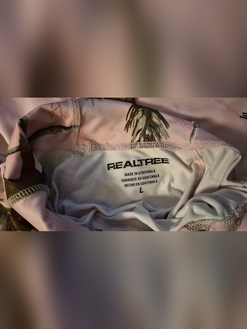 NewRealtree Pink Camo Hooded Performance Top